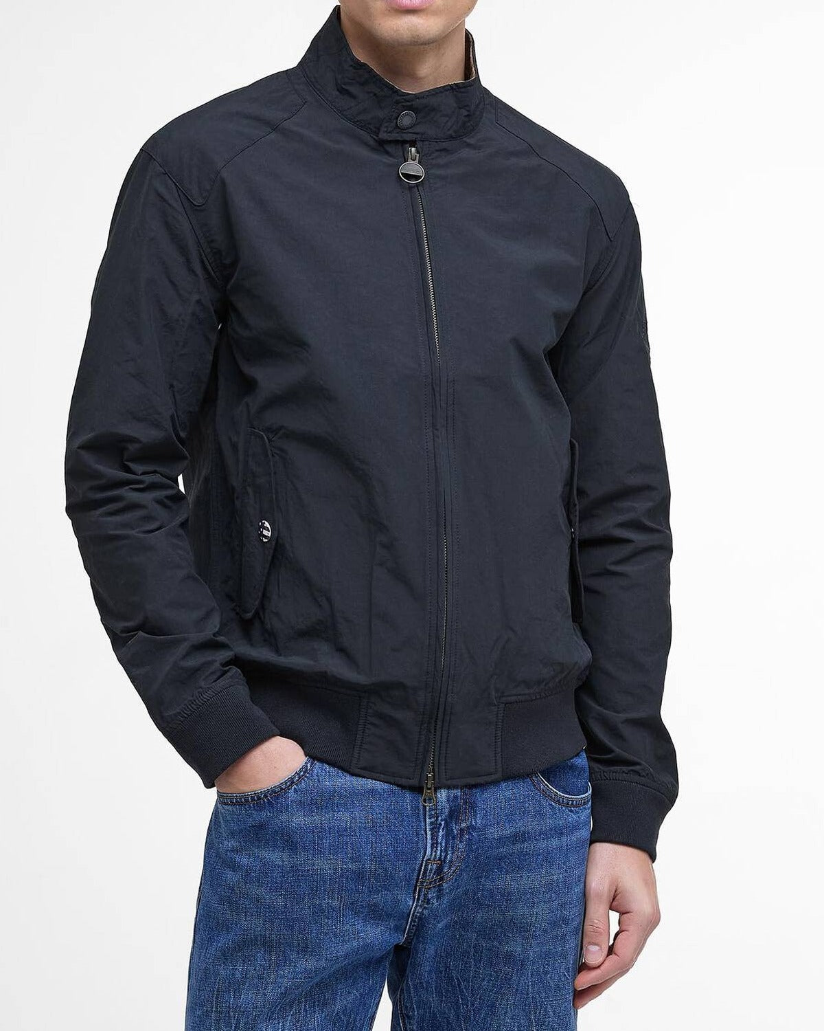 BARBOUR Giacca Uomo RECTIFIER HARRIGTON Steve McQueen-Classic Navy