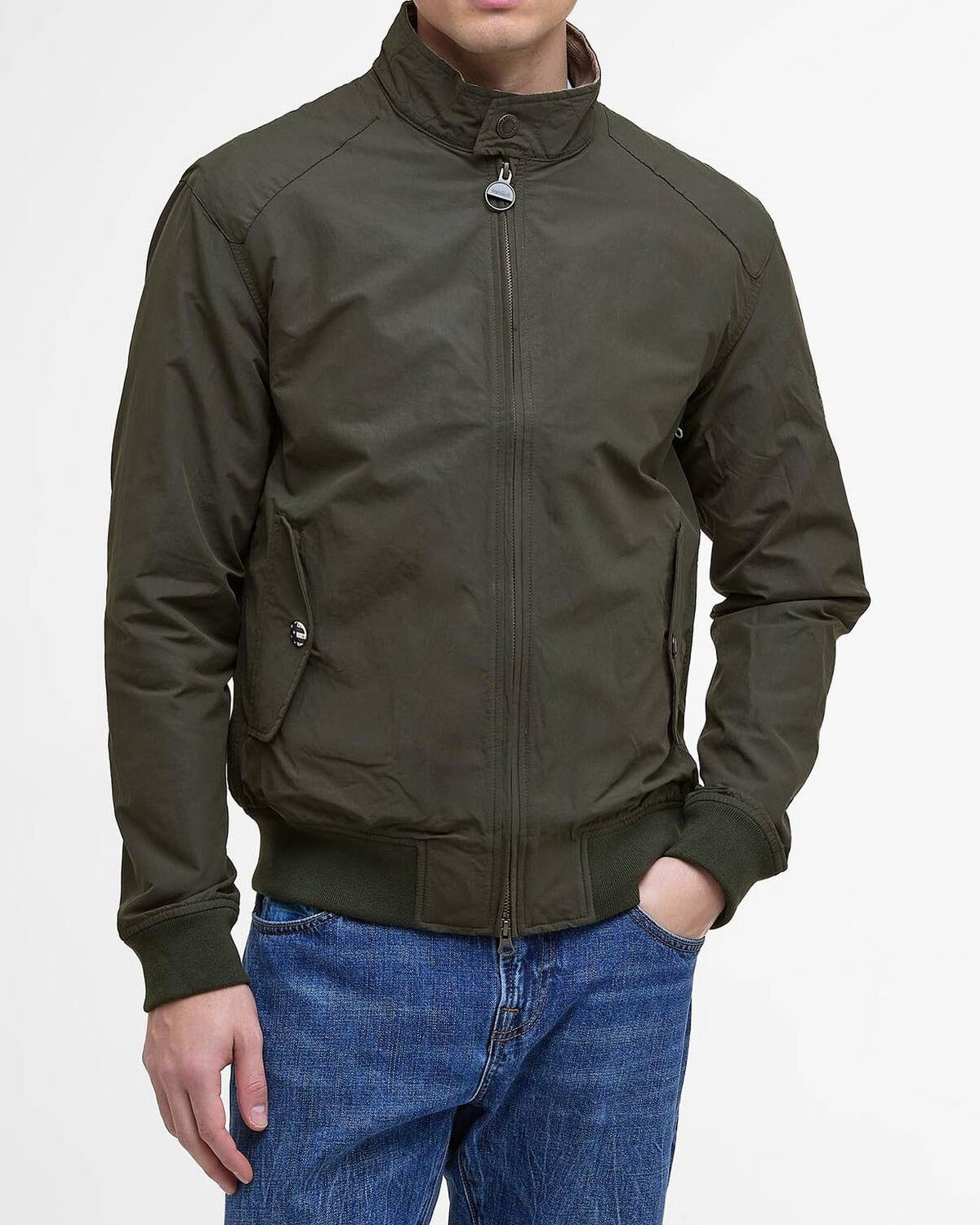 BARBOUR Giacca Uomo RECTIFIER HARRIGTON Steve McQueen-Sage