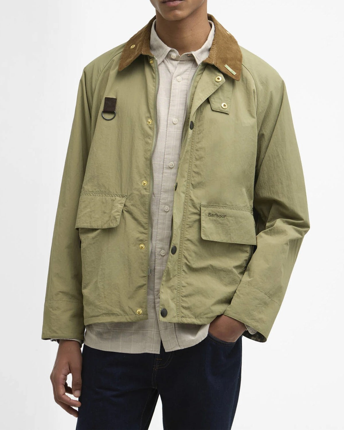 BARBOUR Giacca Uomo SPEY ICONS-Bleached Olive