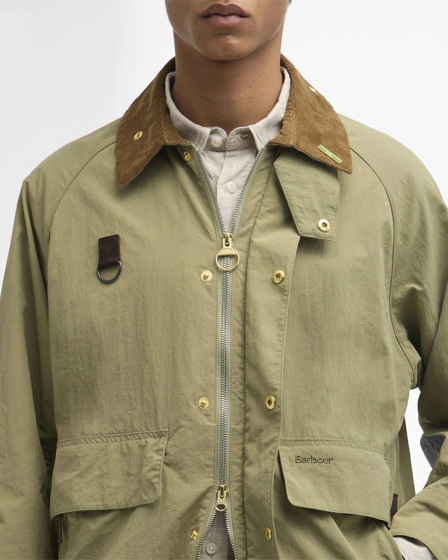 BARBOUR Giacca Uomo SPEY ICONS-Bleached Olive
