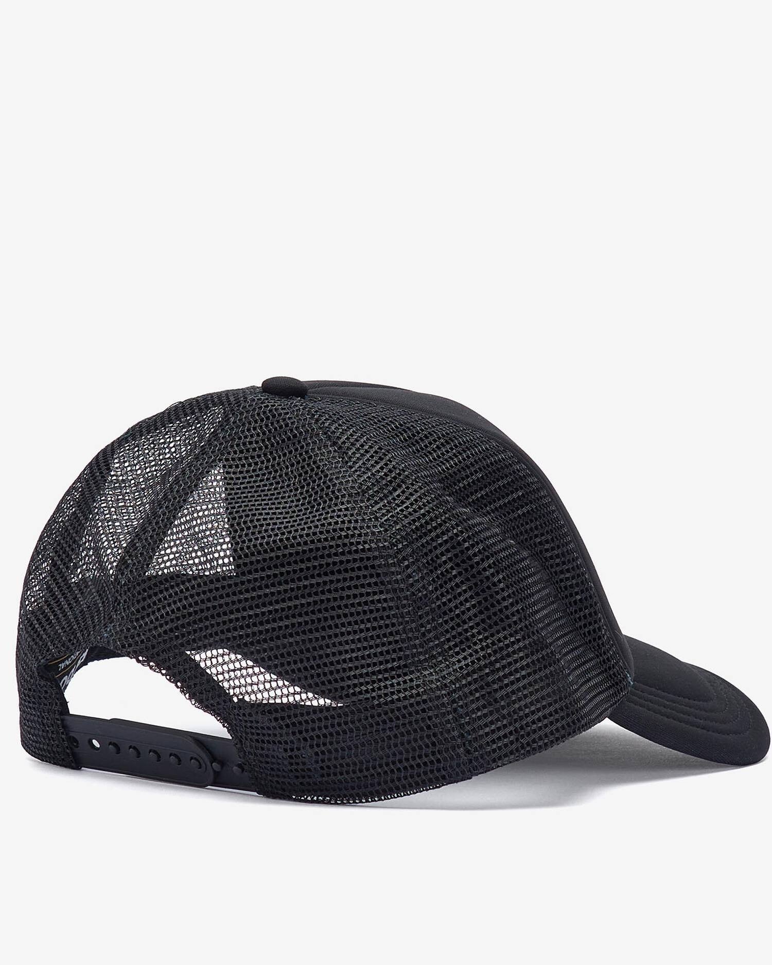 BARBOUR Cappello Baseball HELI TRUCKER CAP-Classic Black