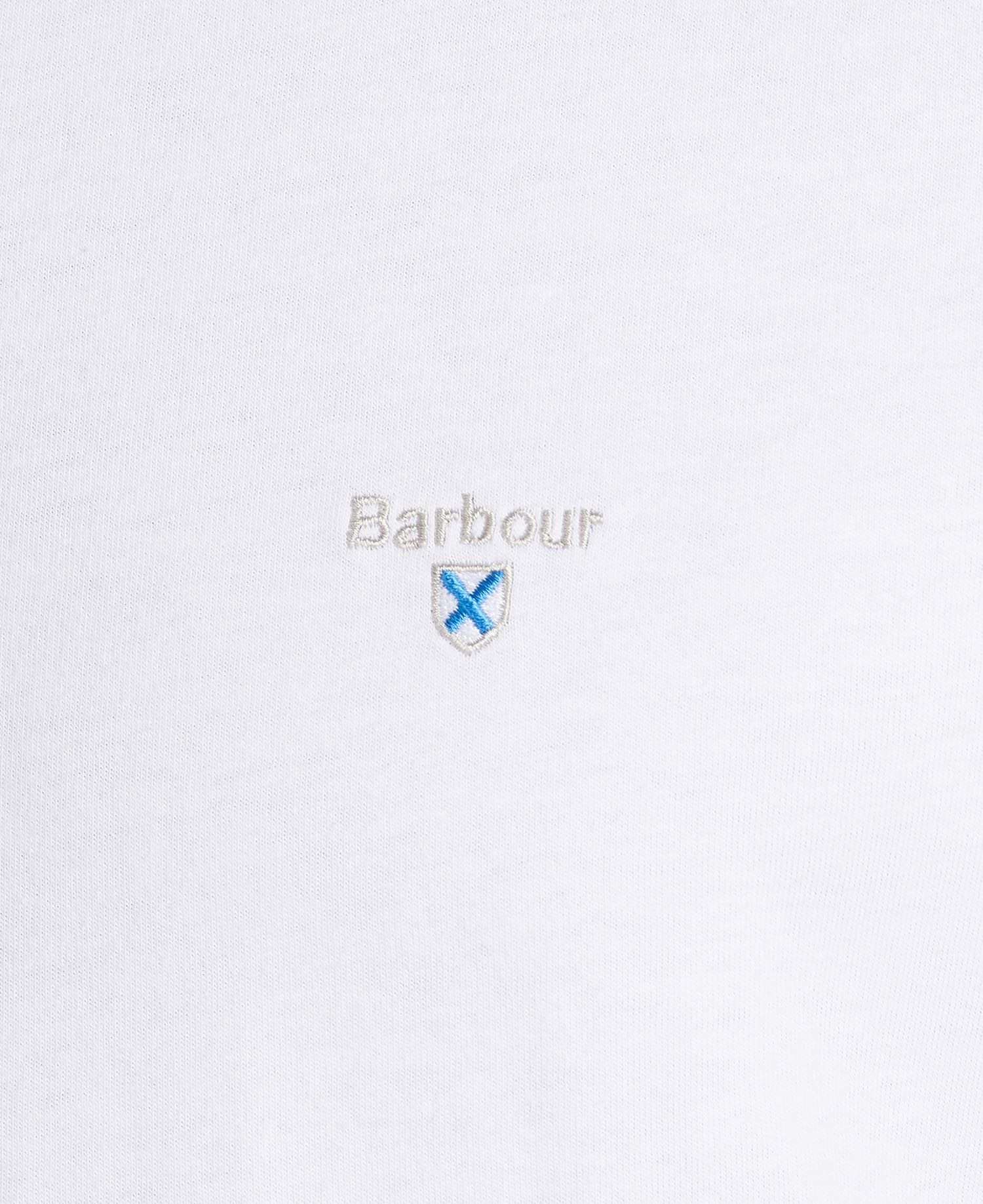 BARBOUR T-Shirt Uomo Aboyne Tartan Sports-White