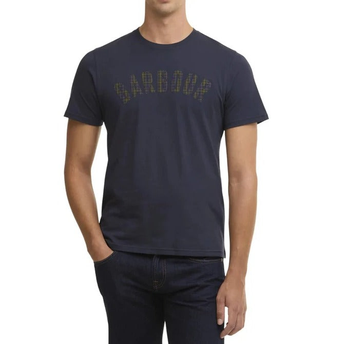 BARBOUR T-Shirt Uomo BERWICK-Navy