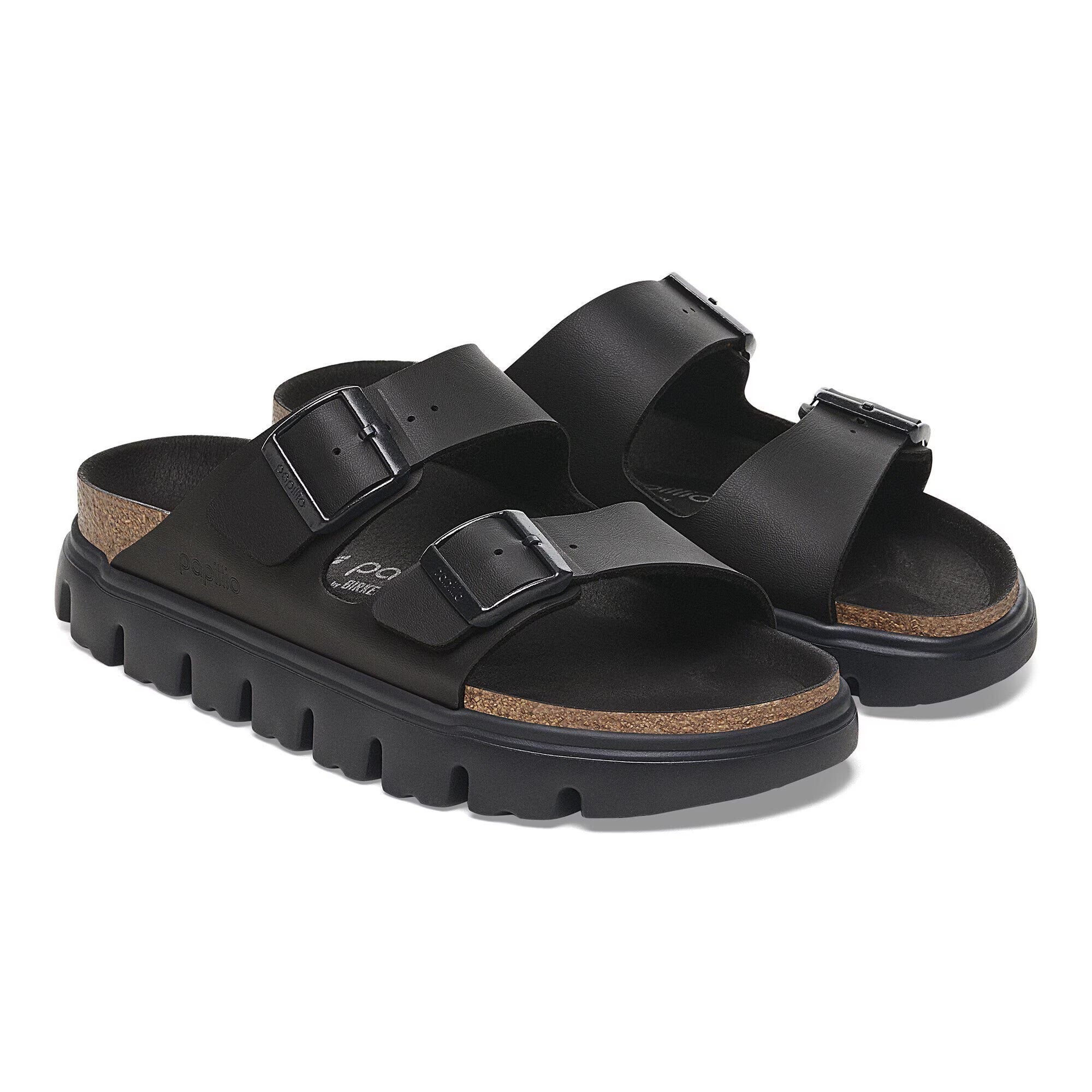Birkenstock Ciabatta Donna Arizona PAP Chunky-Black