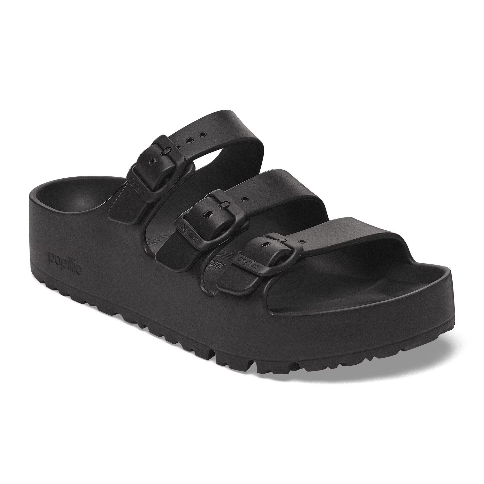 BIRKENSTOCK Ciabatta Donna FLORIDA EVA FLEX PLATFORM-Black