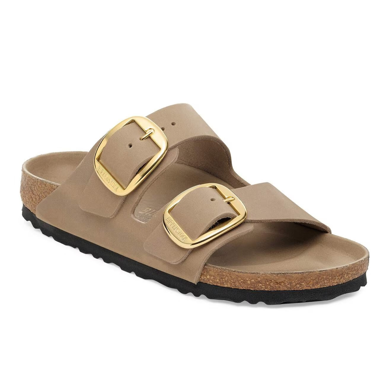 BIRKENSTOCK Ciabatta Donna Arizona Big Buckle Oiled Leather-Tobacco Brown