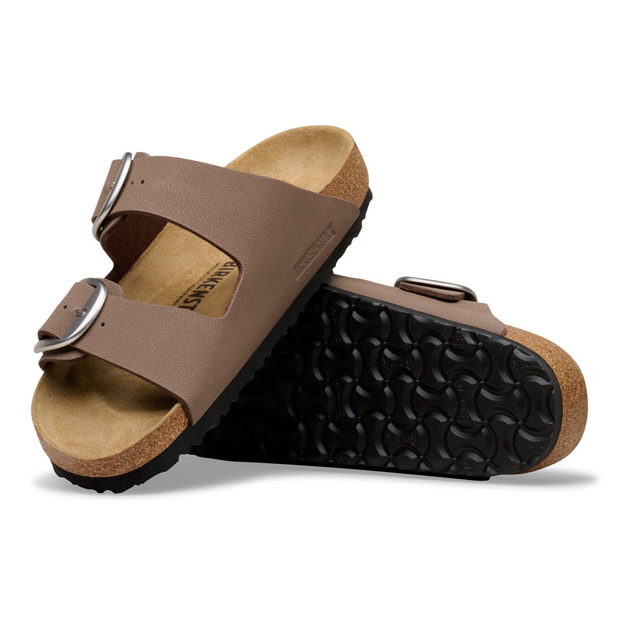 BIRKENSTOCK Ciabatta Donna Arizona Big Buckle Birko Flor Nabuk-Mocca