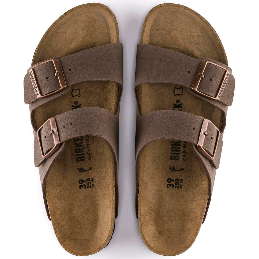 BIRKENSTOCK Ciabatta Unisex Arizona Birko-Flor Nabuk-Mocca