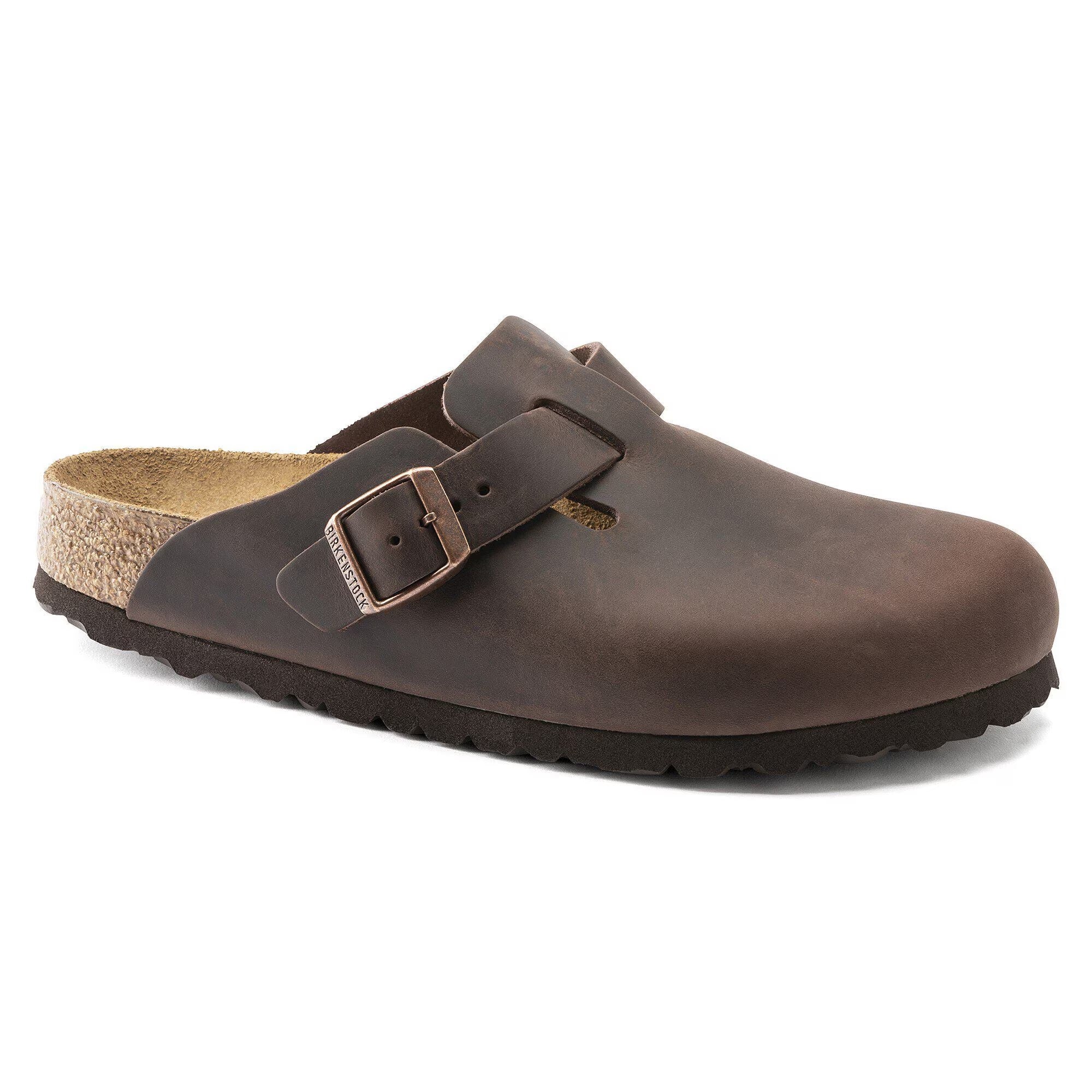 BIRKENSTOCK Ciabatta Unisex Boston Oiled Leather-Habana