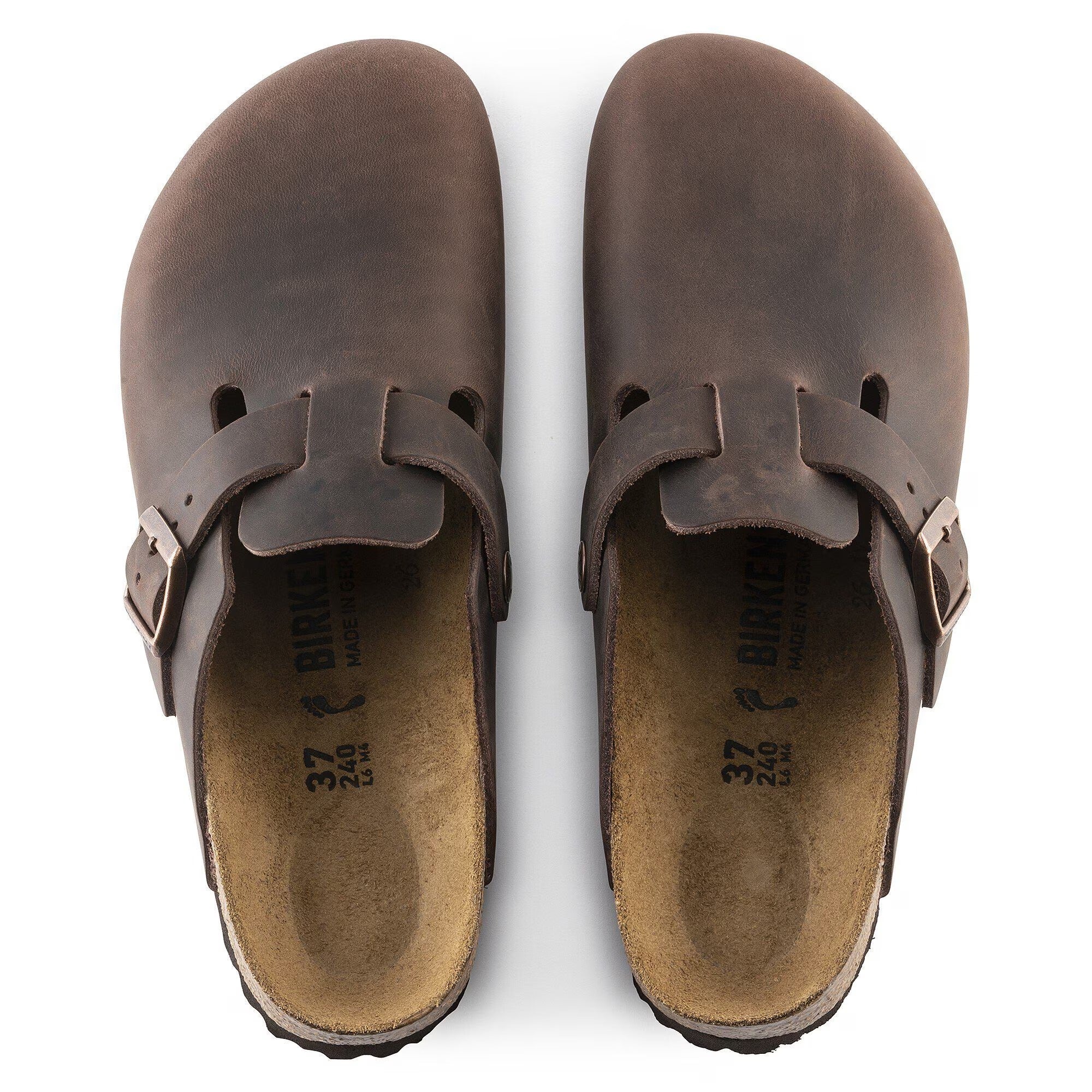 BIRKENSTOCK Ciabatta Unisex Boston Oiled Leather-Habana