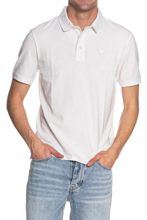 BLAUER Polo Uomo ALBANS-Bianco