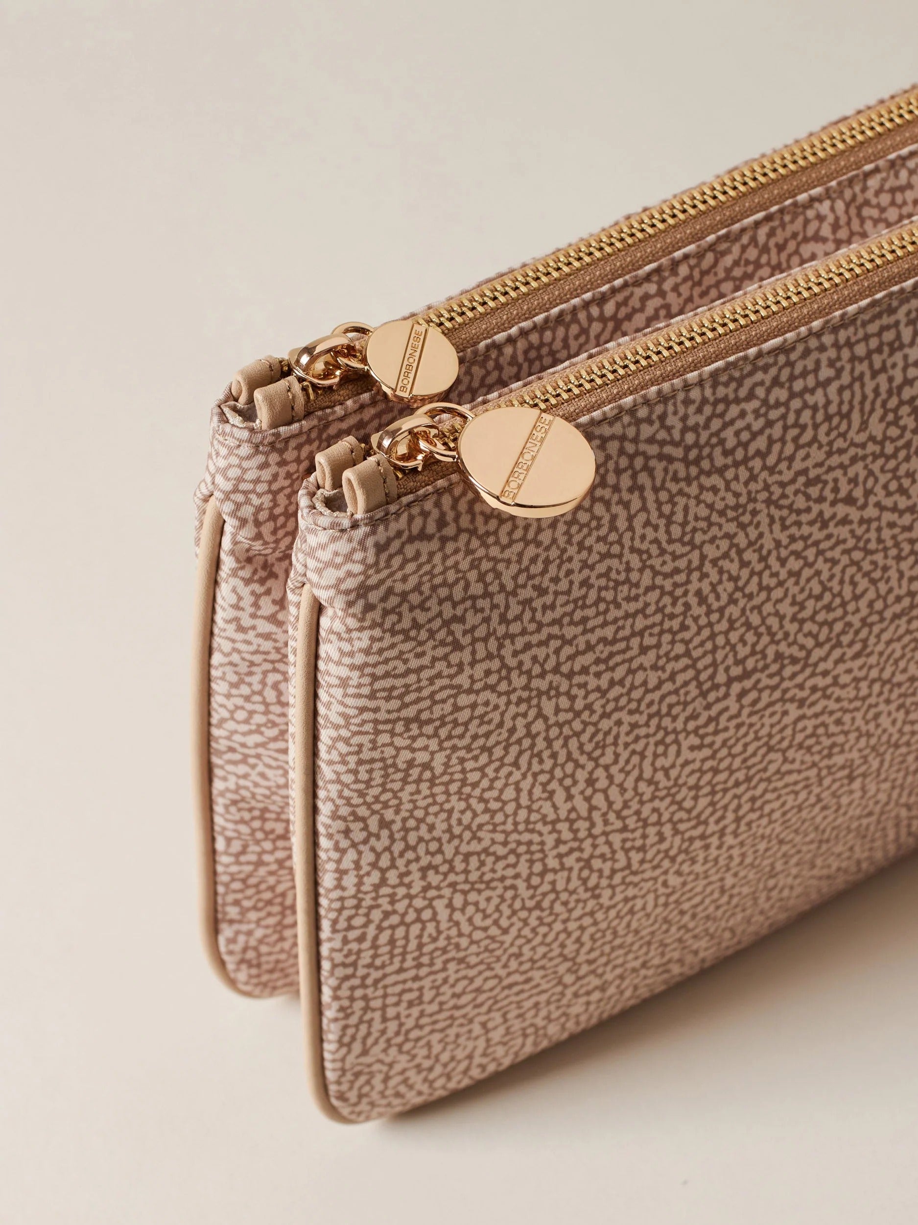 BORBONESE Borsa Tracolla LUNA SMALL-Sabbia