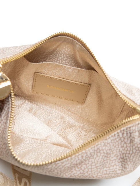 BORBONESE BORSA LUNA Mini-Sabbia