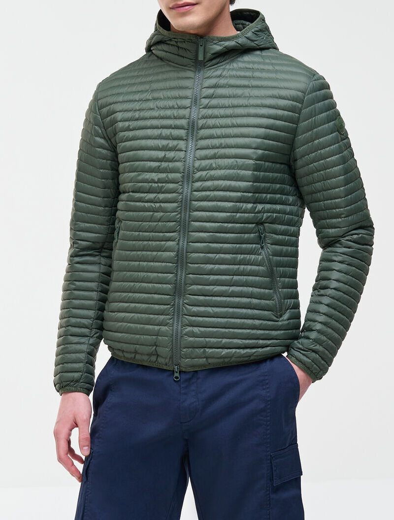 COLMAR Giacca Uomo REPUNK Packable Cappuccio-Verde Jeep