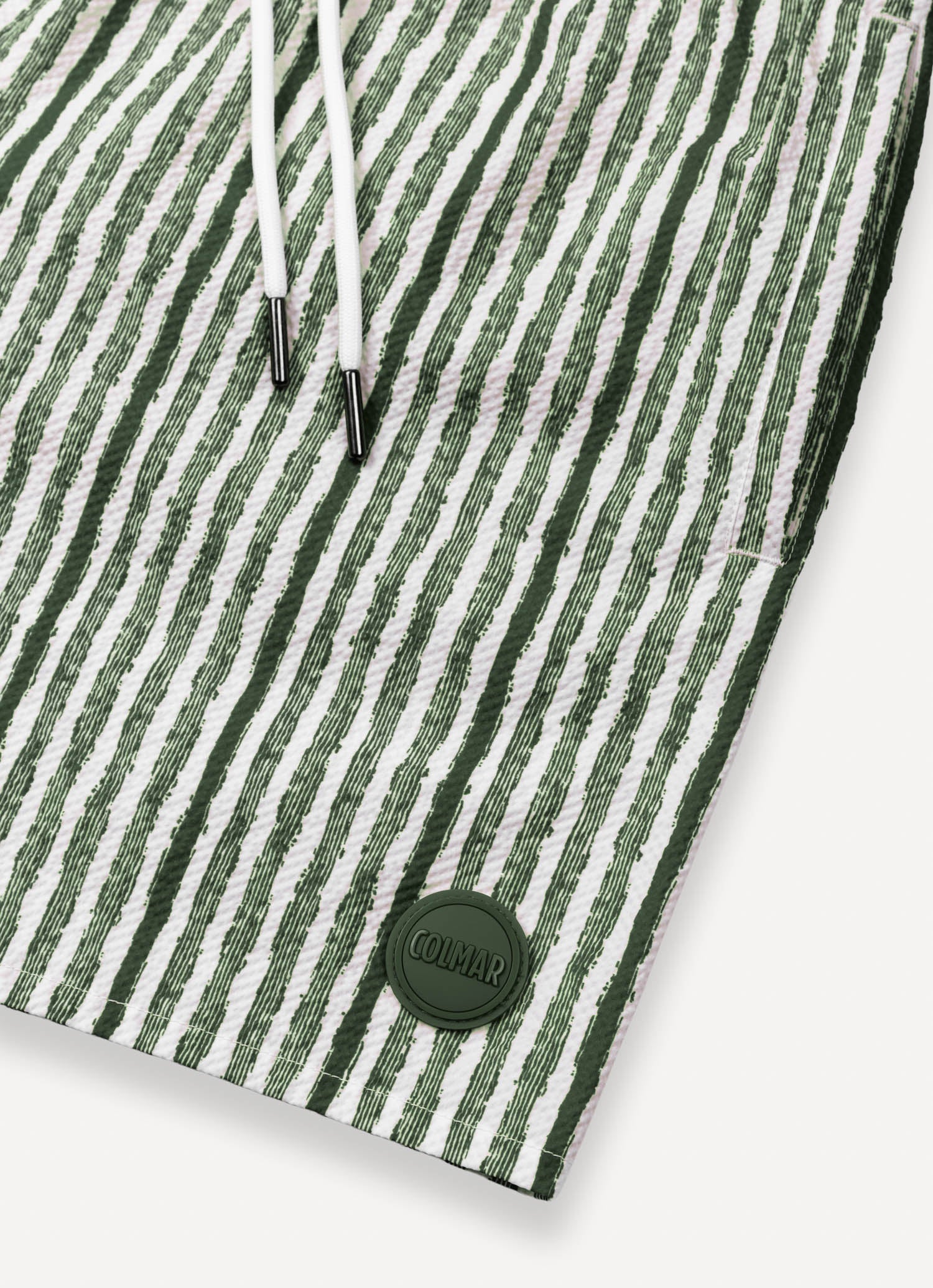 COLMAR Costume Boxer Uomo RULED-Verde Jeep/Bianco