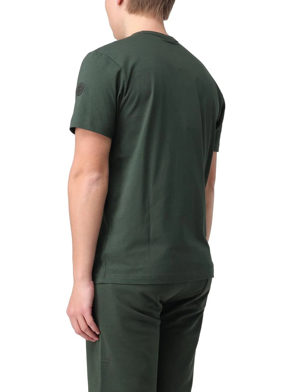 COLMAR T-Shirt Uomo Frida Logo in Tono-Verde Jeep