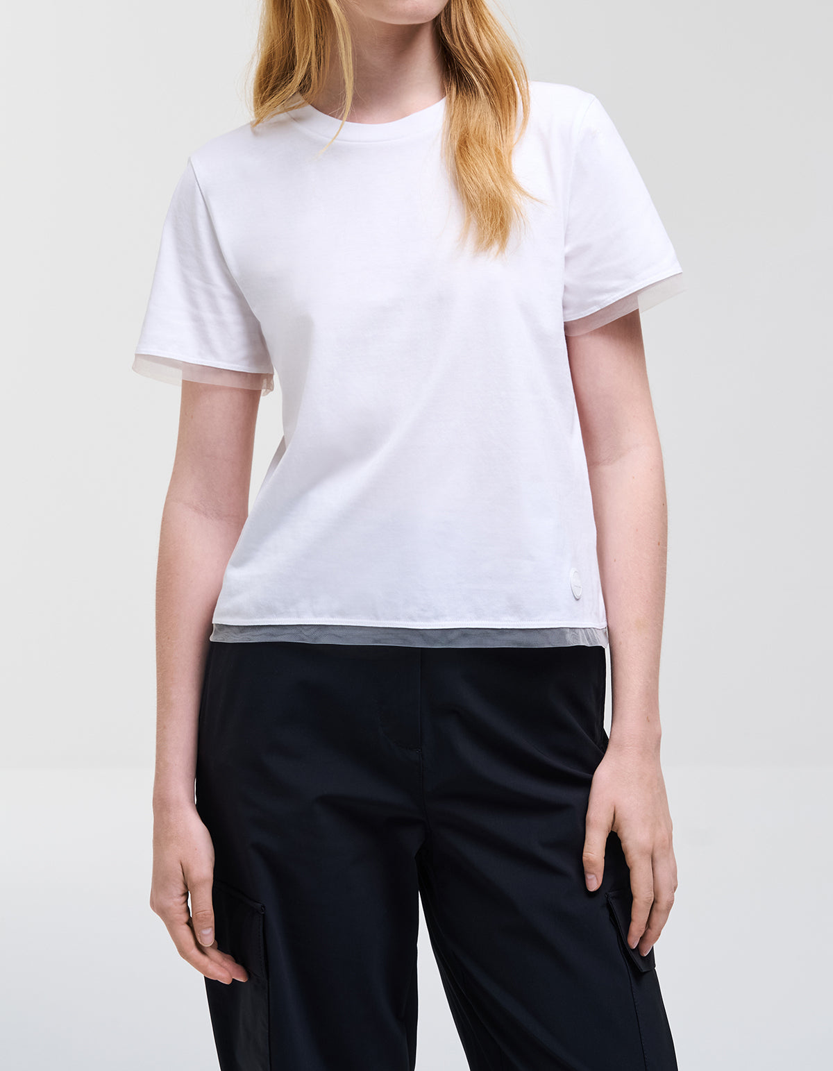 COLMAR T-Shirt Donna FRIDA Tulle-Bianco
