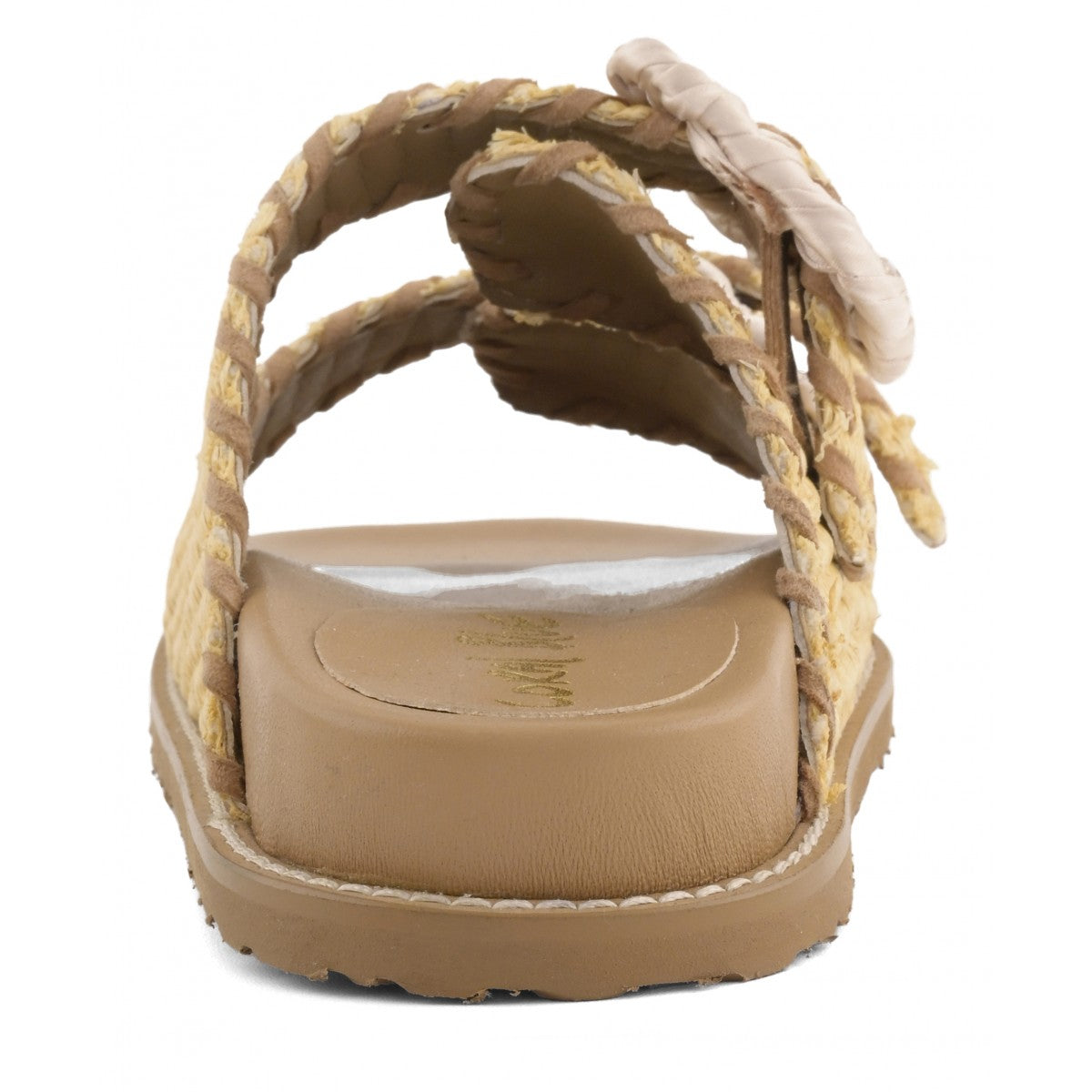 CORAL BLUE Sandalo Donna Raffia-Natural
