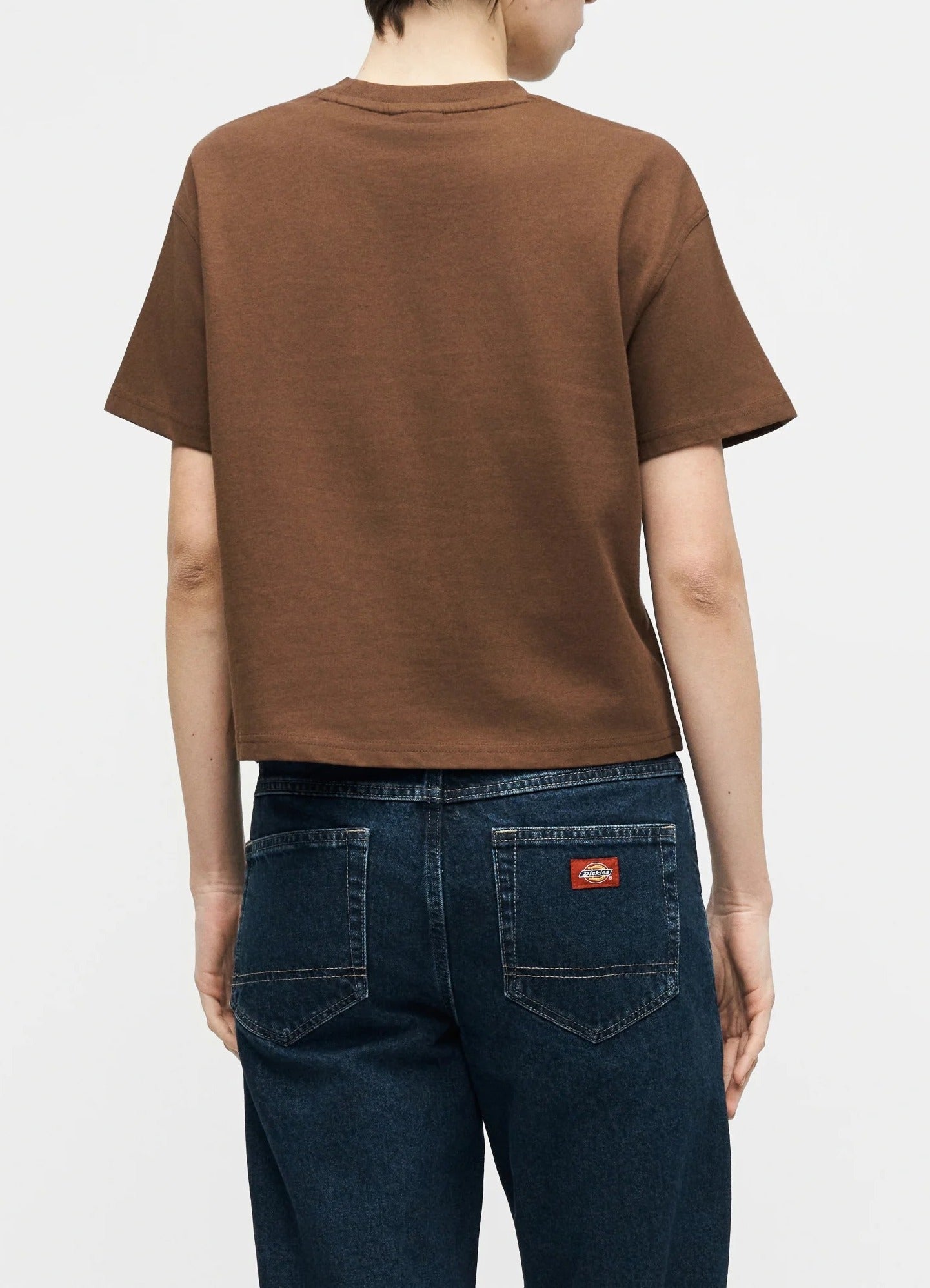 DICKIES T-Shirt Donna OAKPORT-Timber Brown