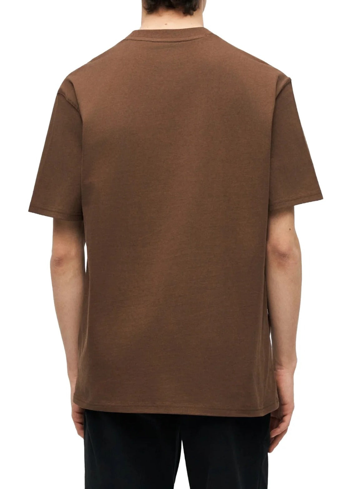 DICKIES T-Shirt Uomo LURAY POCKET-Brown