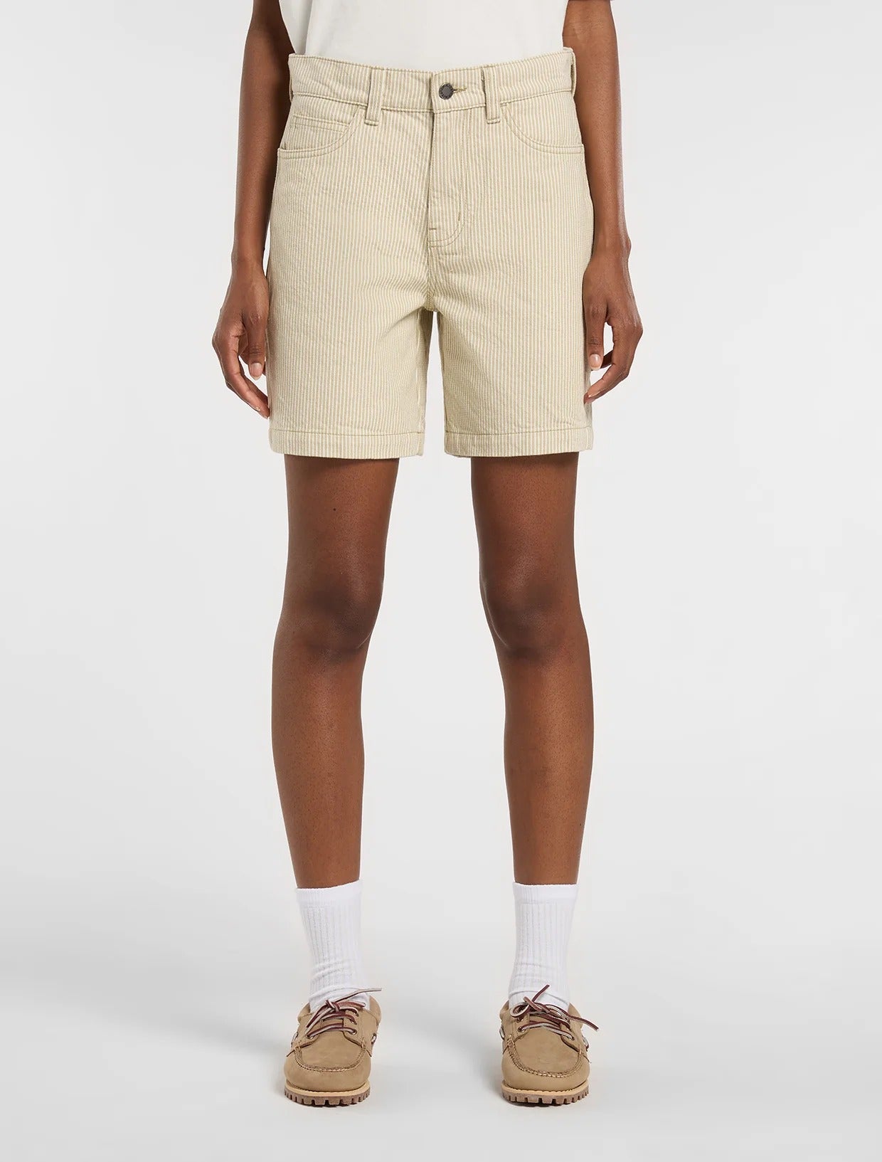 DICKIES Shorts Donna 7 INCH HICKORY CARPENTER-Eucalipto