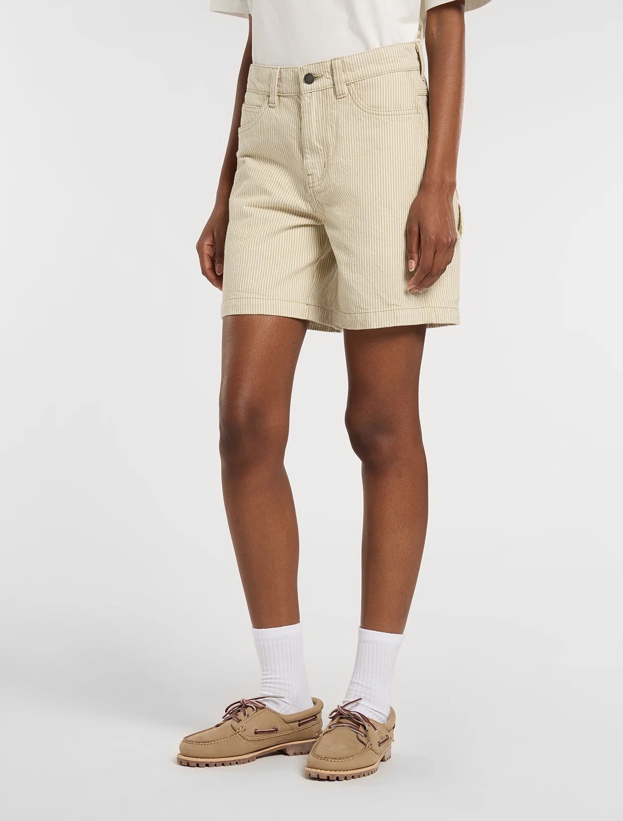 DICKIES Shorts Donna 7 INCH HICKORY CARPENTER-Eucalipto