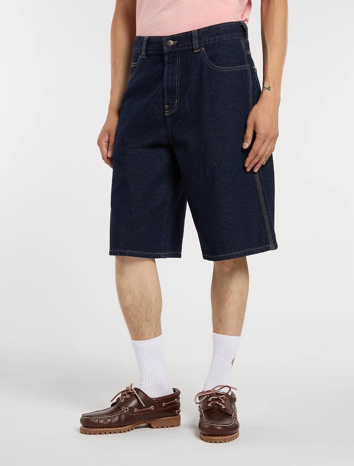 DICKIES Shorts Uomo 958 13 INCH LOOSE Denim-Blu