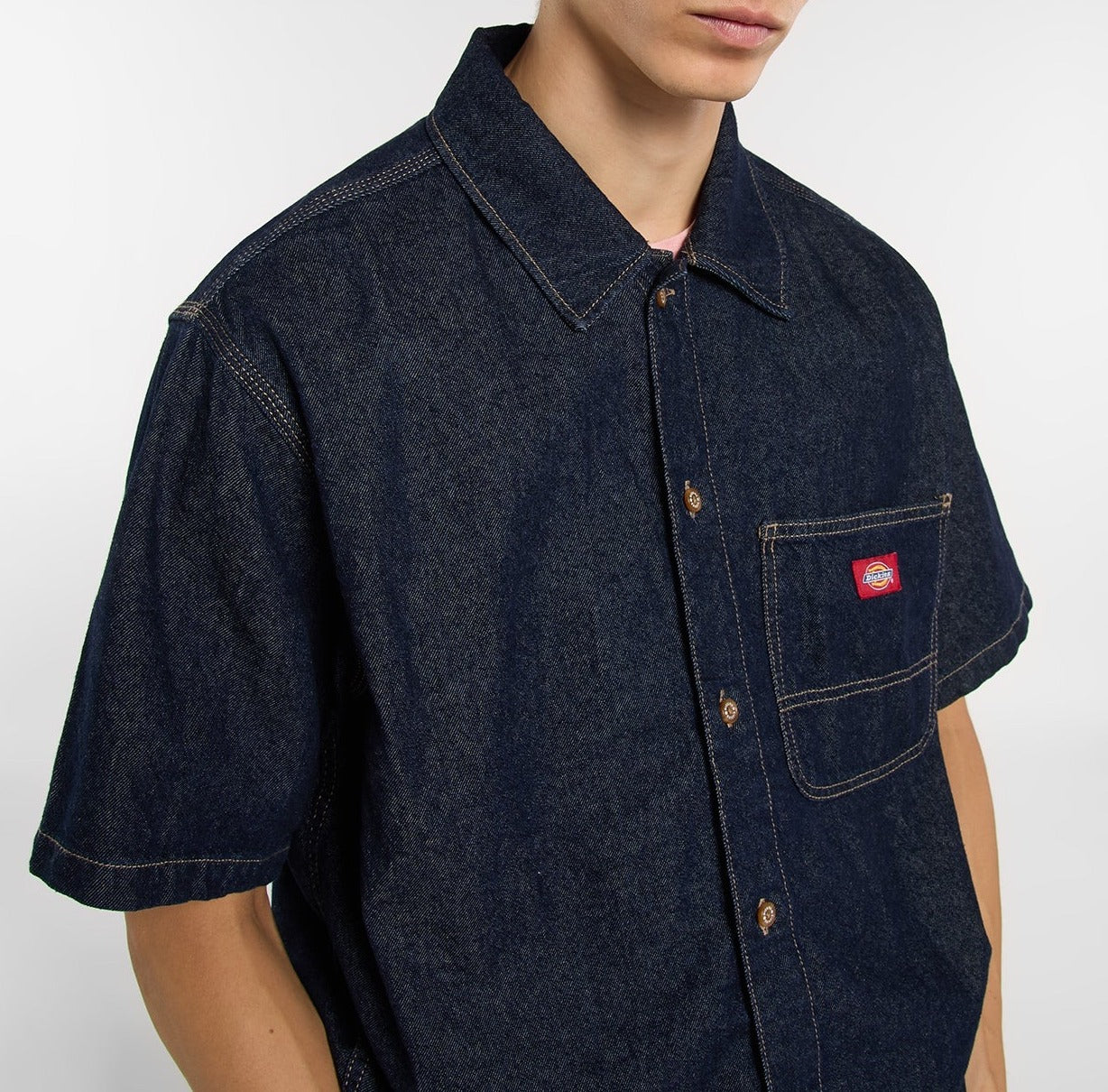 DICKIES Camicia Uomo DENIM-Blu