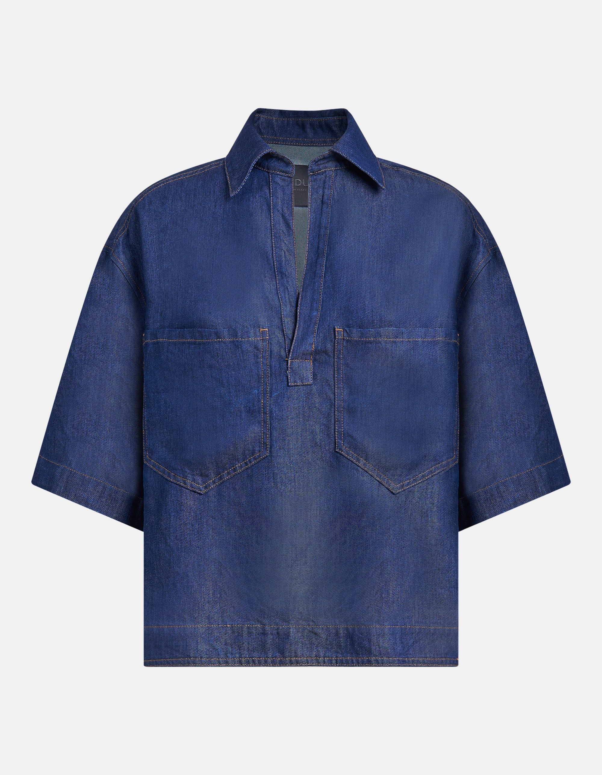 DONDUP CAMICIA Donna Denim-Blu