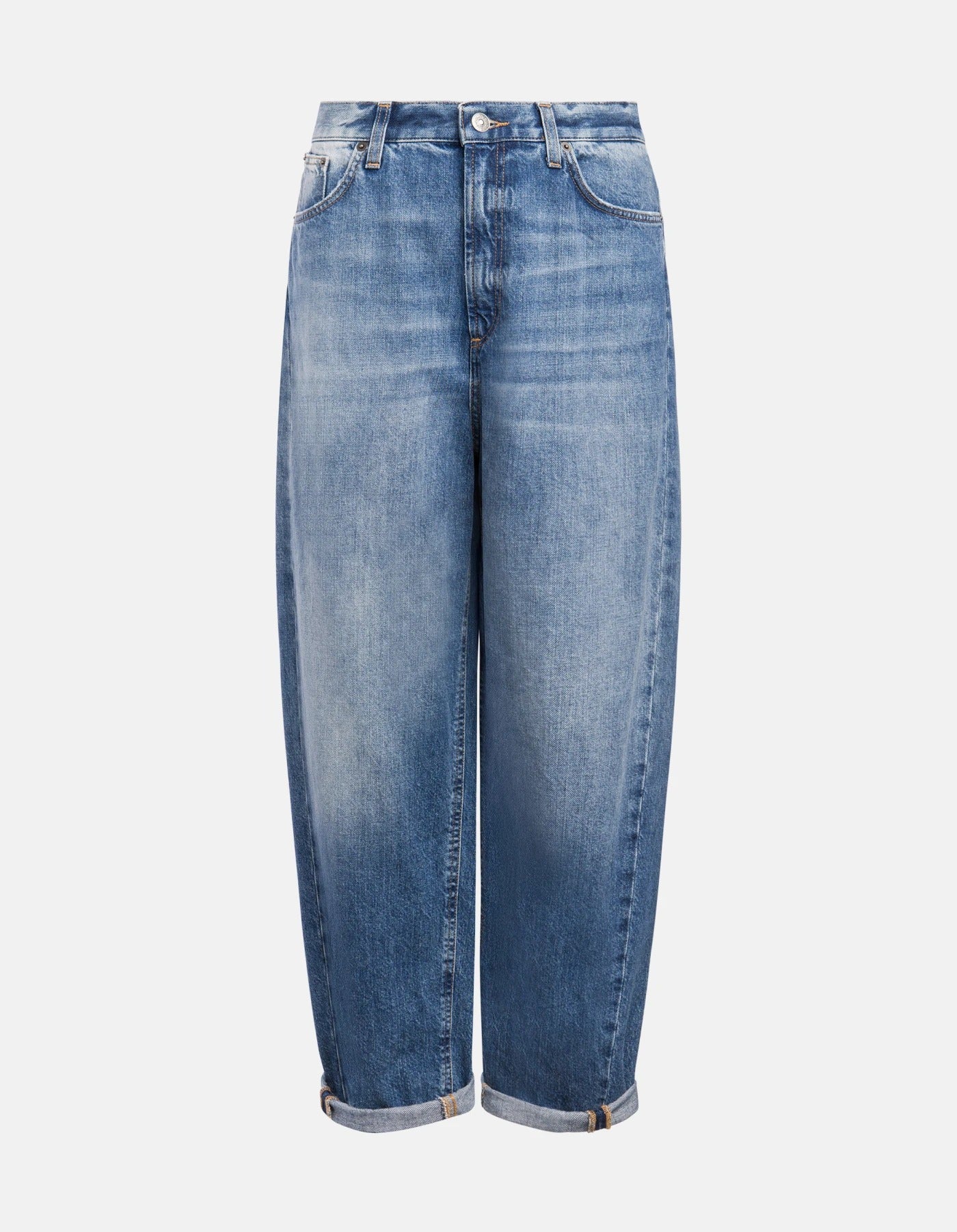DONDUP JEANS Donna BESSIE Loose-Blu