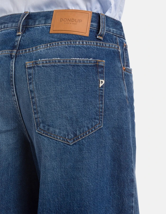 DONDUP JEANS Donna DAKOTA Loose-Blu