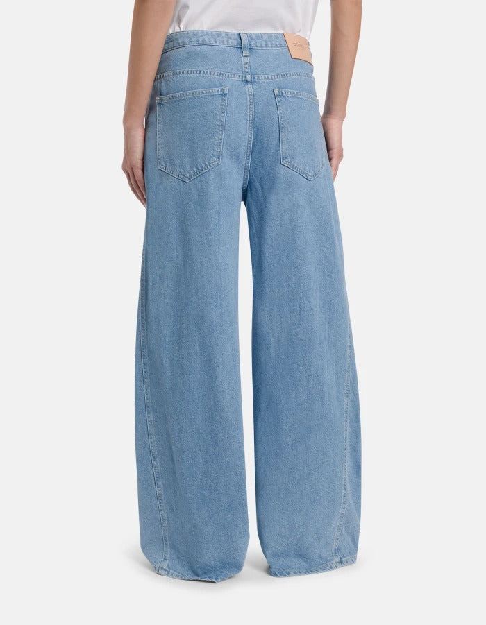 DONDUP JEANS Donna CRISTY Wide Leg-Blu
