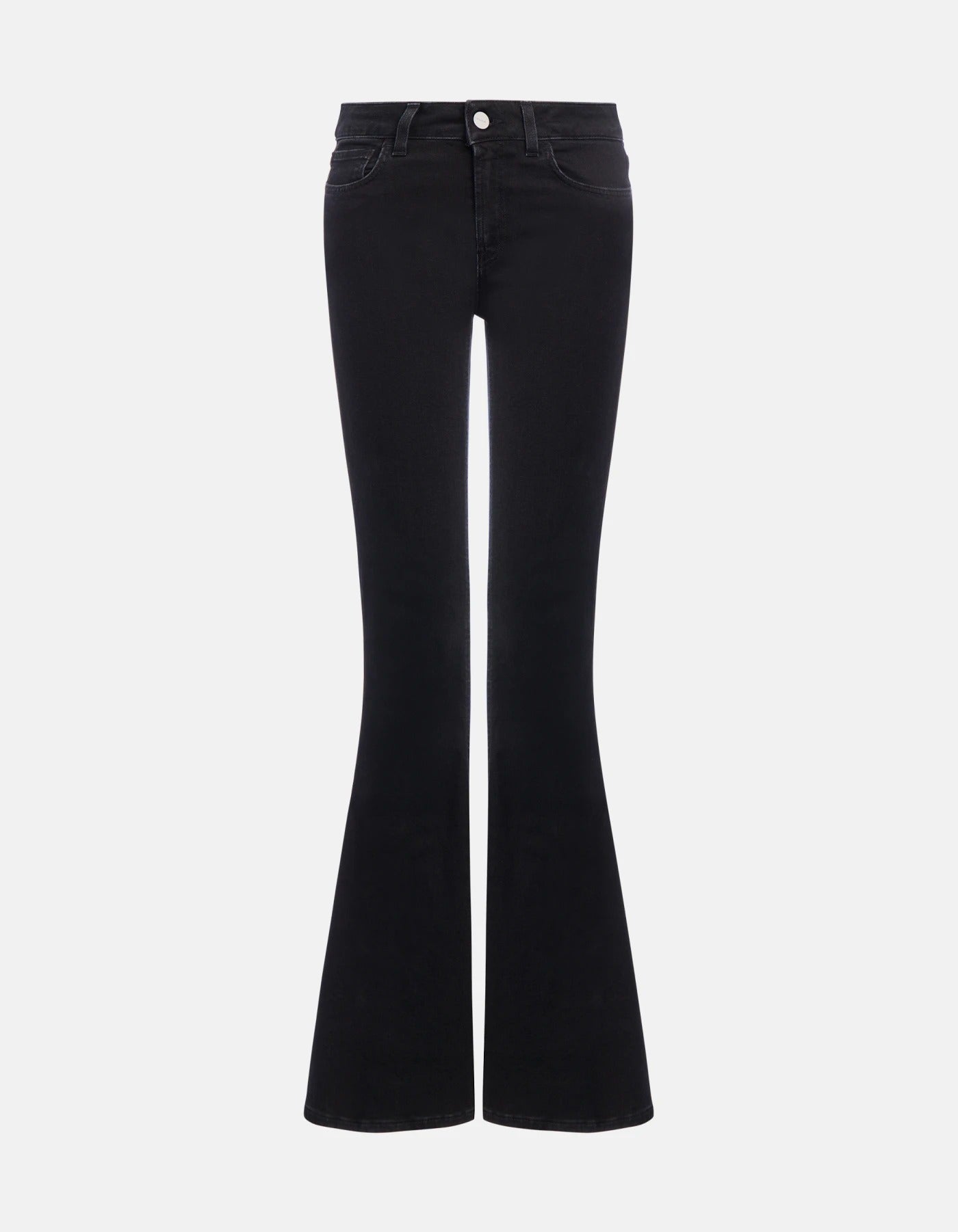 DONDUP JEANS Donna KAREN Skinny Bootcut-Nero