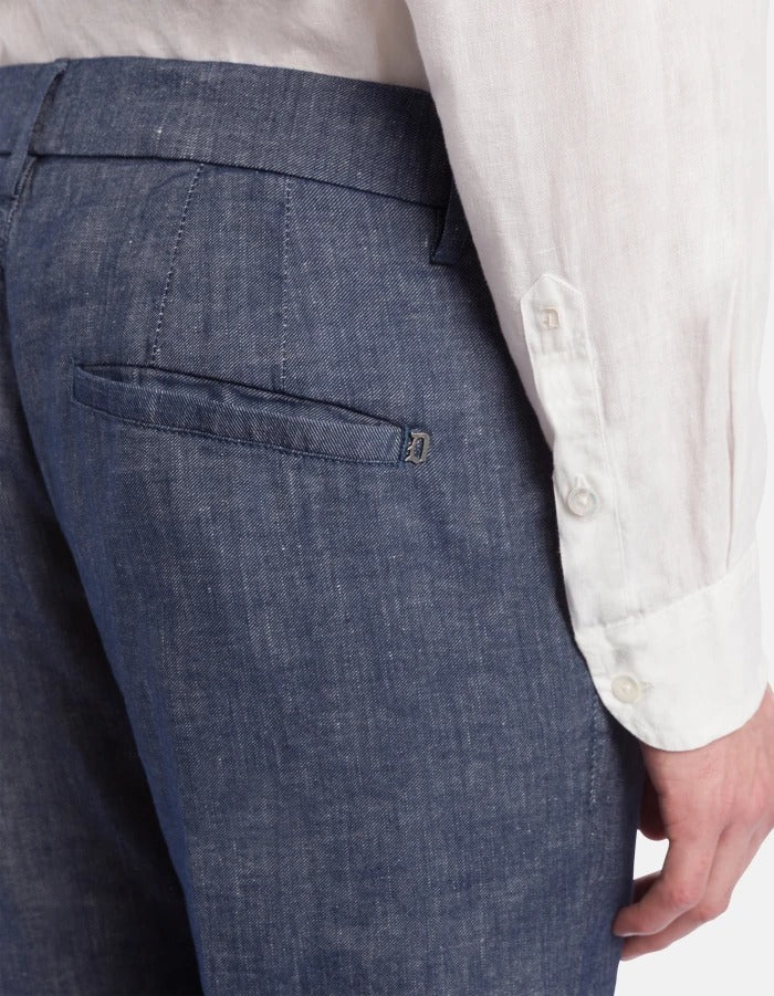 DONDUP Pantalone Uomo Pablo Regular-Blu