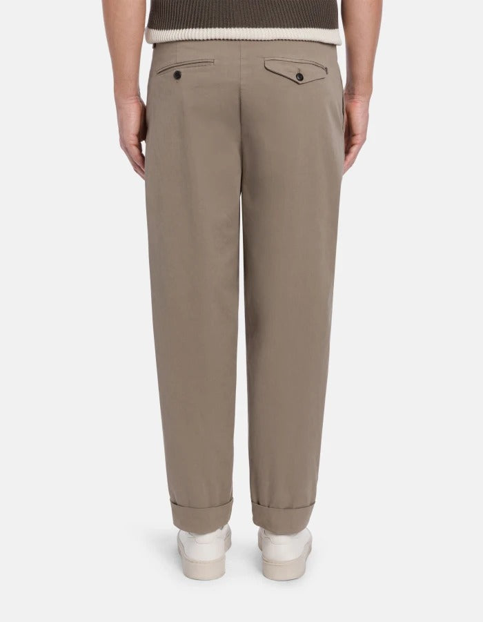 DONDUP Pantalone Uomo MEL LOOSE-Castoro