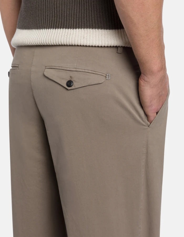 DONDUP Pantalone Uomo MEL LOOSE-Castoro