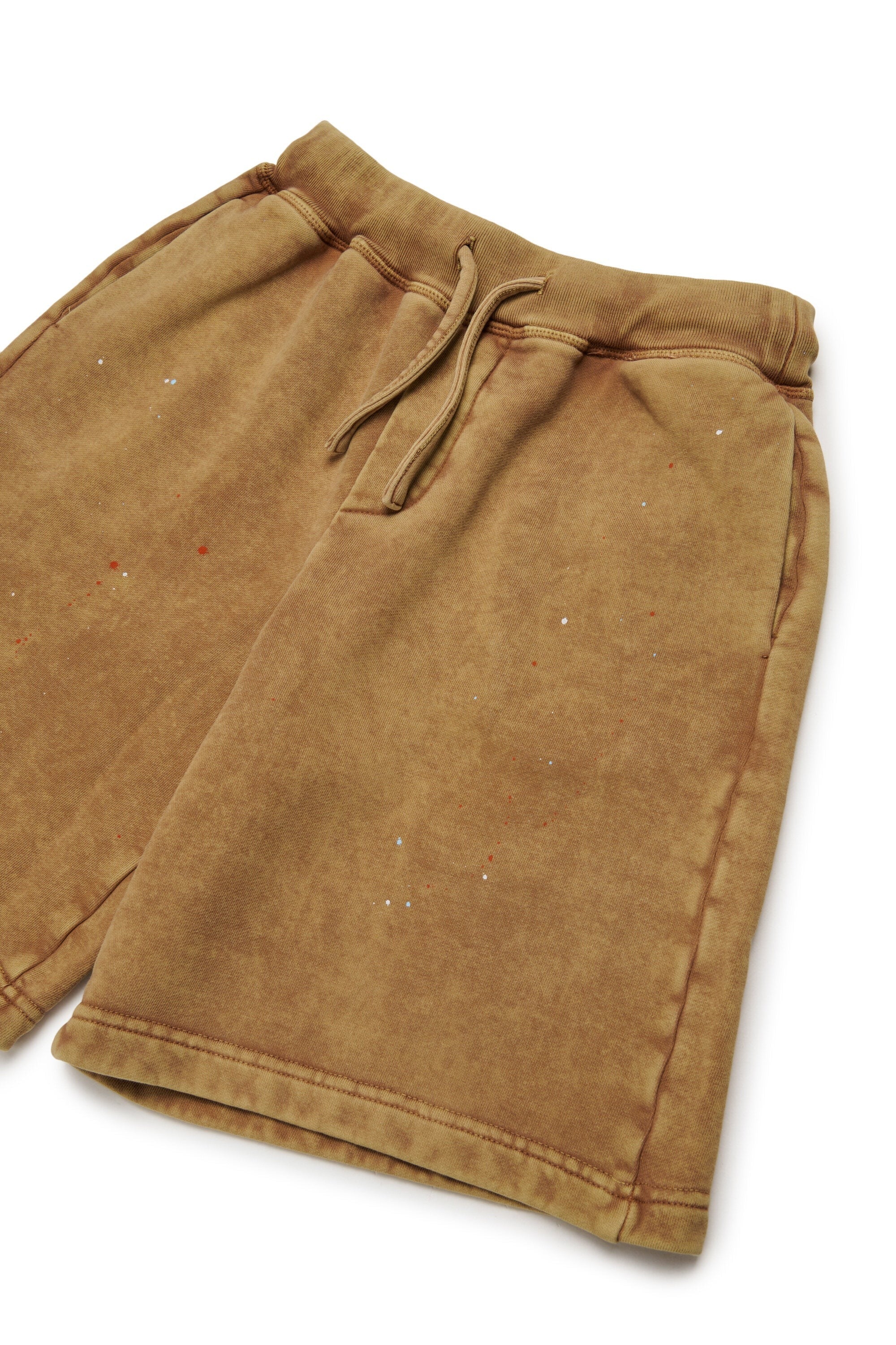 DSQUARED2 Shorts Junior Vernice Logo-Marrone