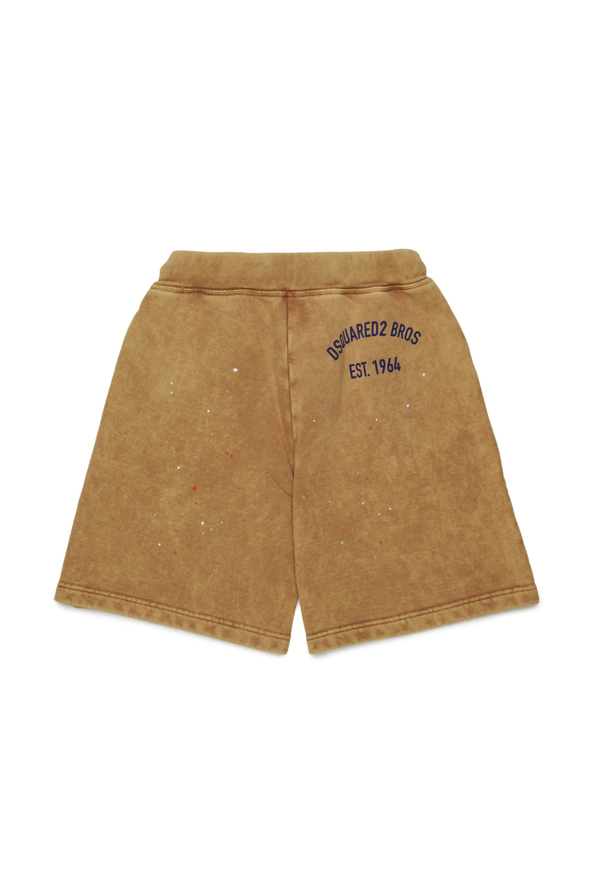 DSQUARED2 Shorts Junior Vernice Logo-Marrone