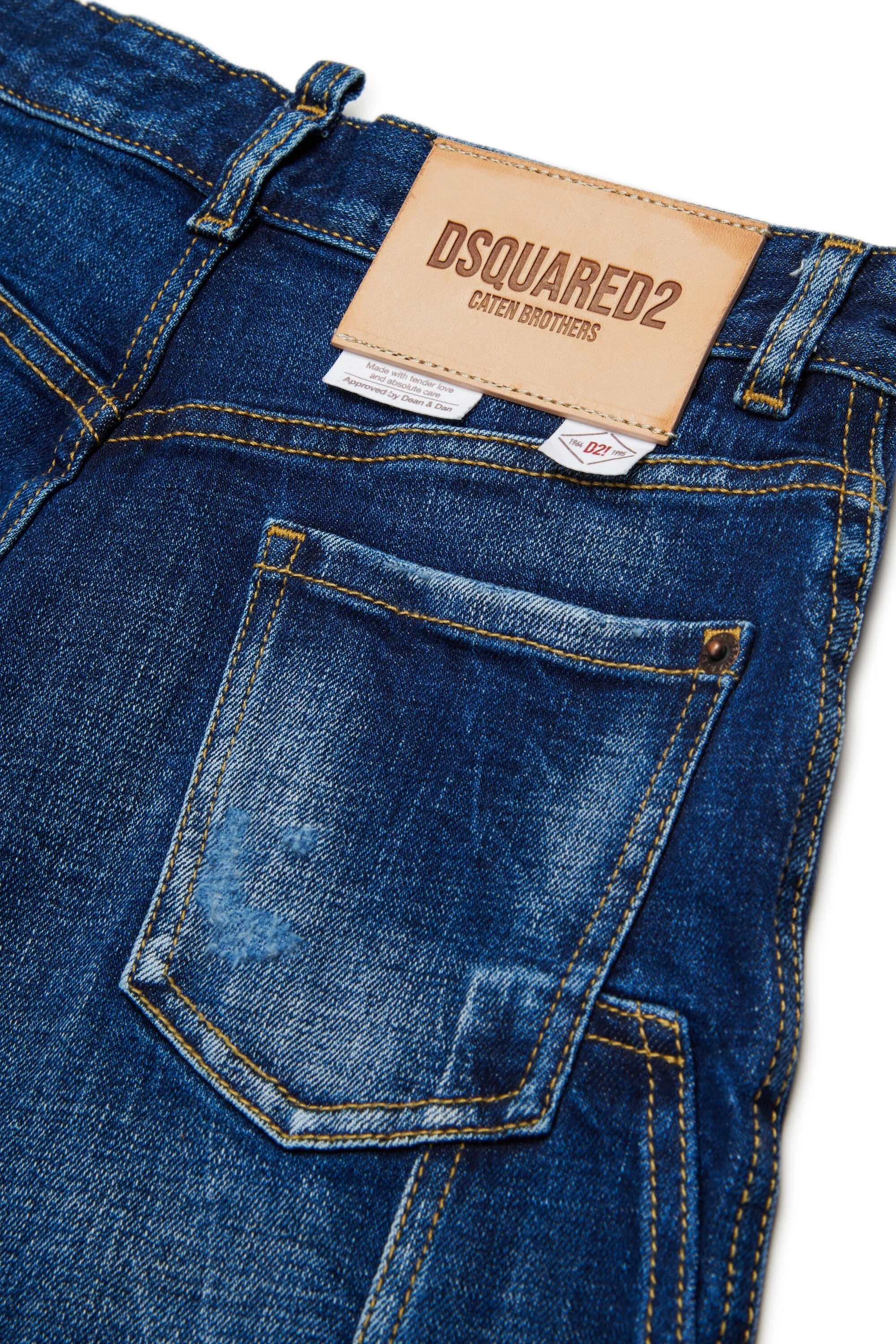 DSQUARED2 Shorts Junior Denim-Blu Scuro