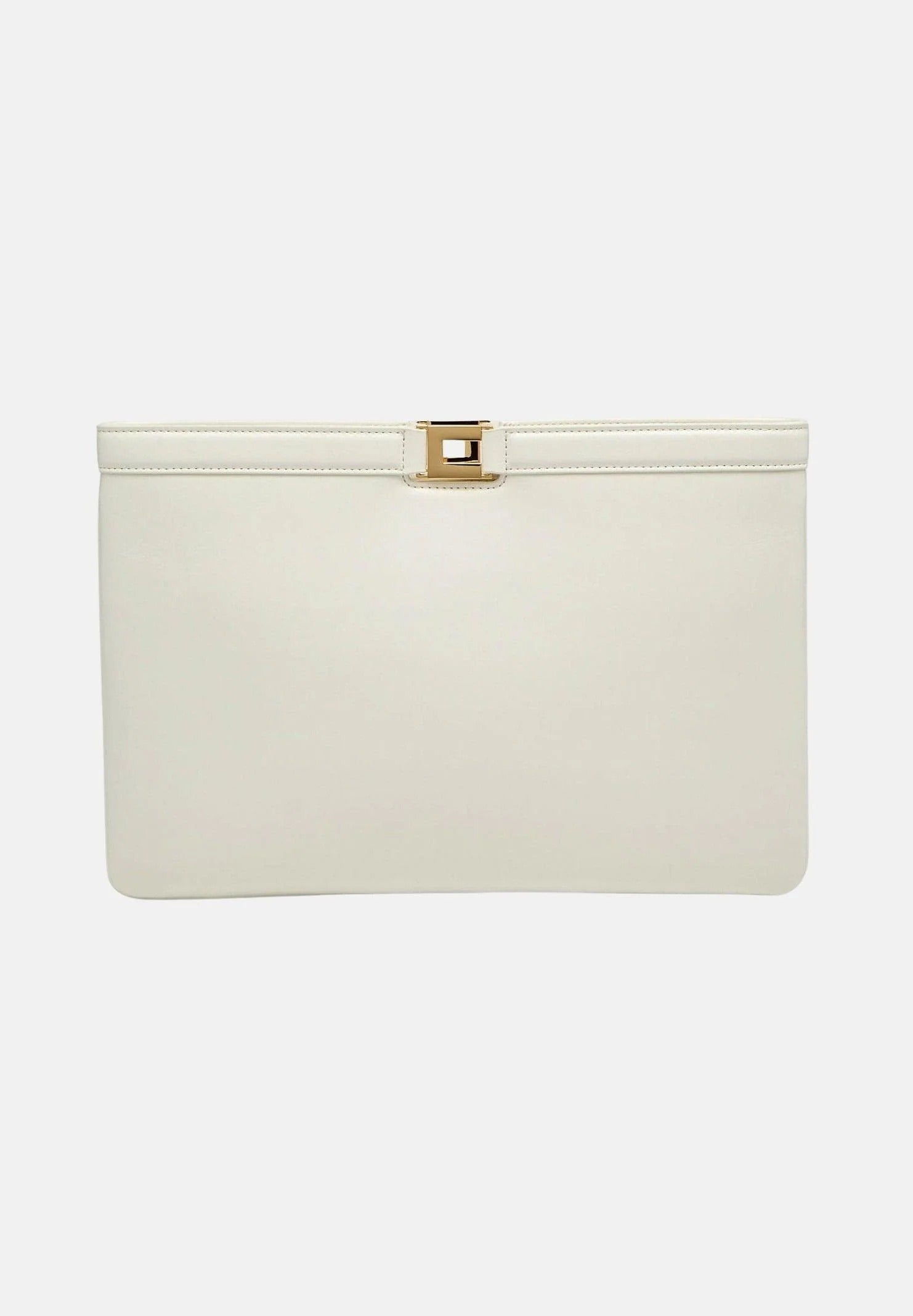 ELISABETTA FRANCHI Borsa Busta Ecopelle Naplak-Burro