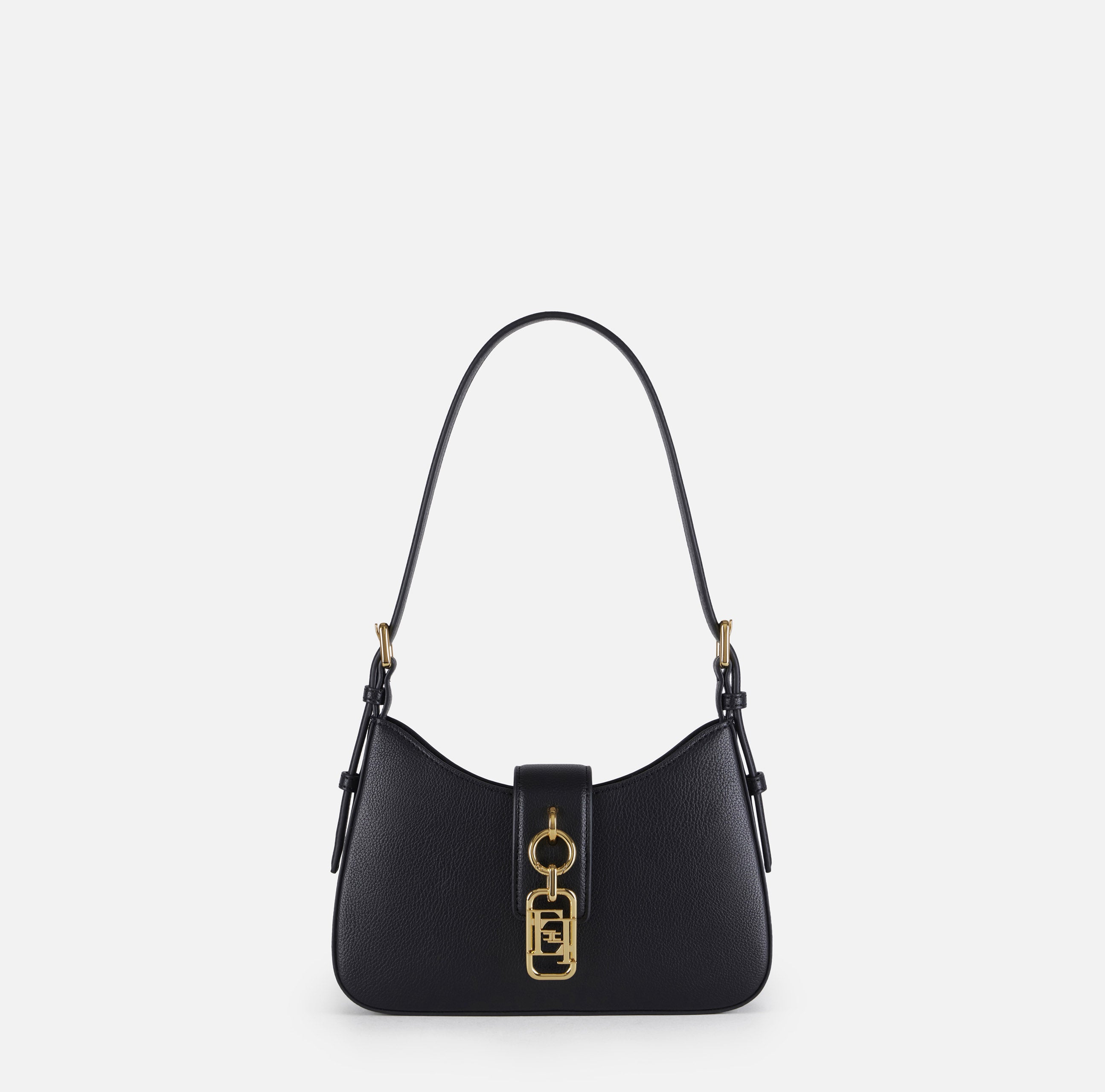 ELISABETTA FRANCHI Borsa Hobo Charm-Nero