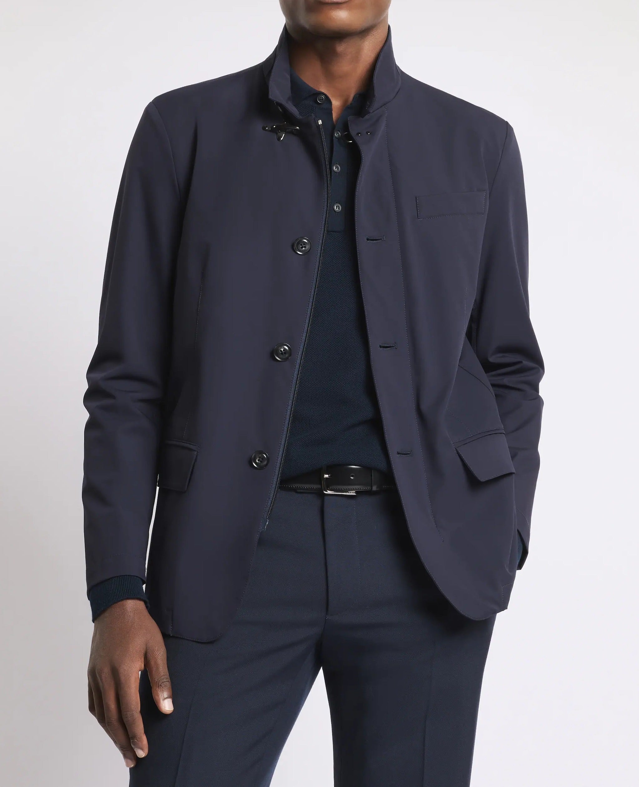 FAY Giacca Uomo Travel Nylon Stretch-Blu