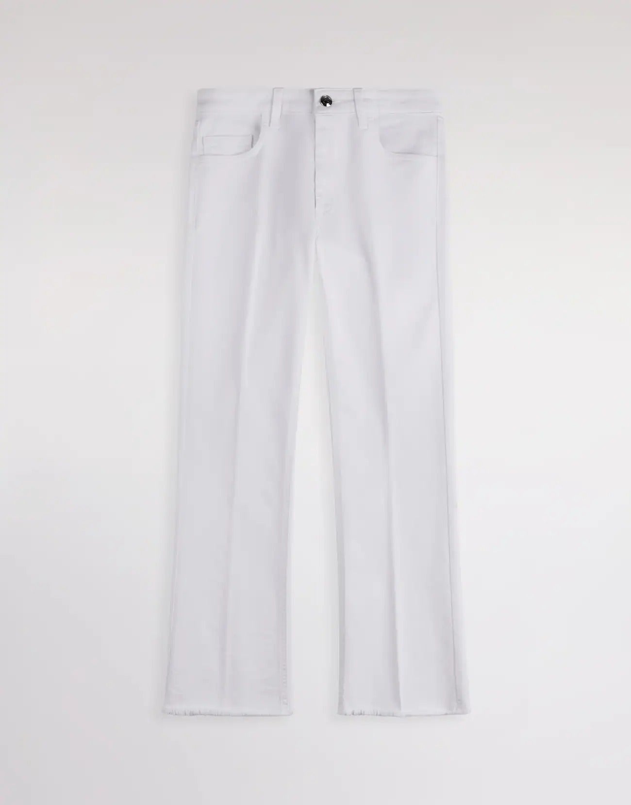 FAY Pantalone Donna Trombetta 5 Tasche-Bianco
