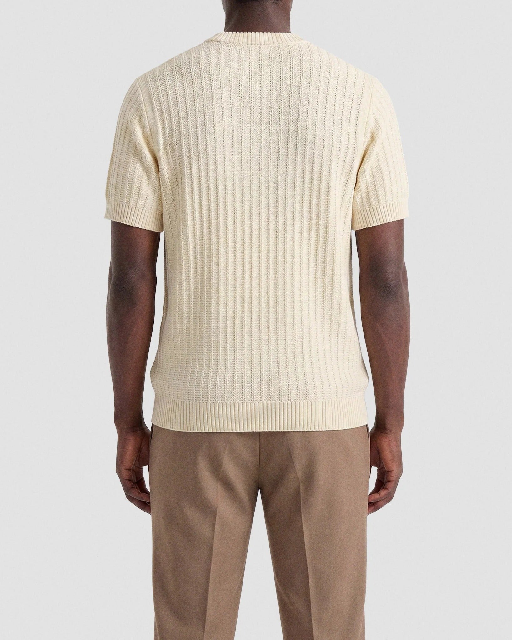 FILIPPO DE LAURENTIIS Maglia Uomo Cotone Mercerizzato Coste-Latte