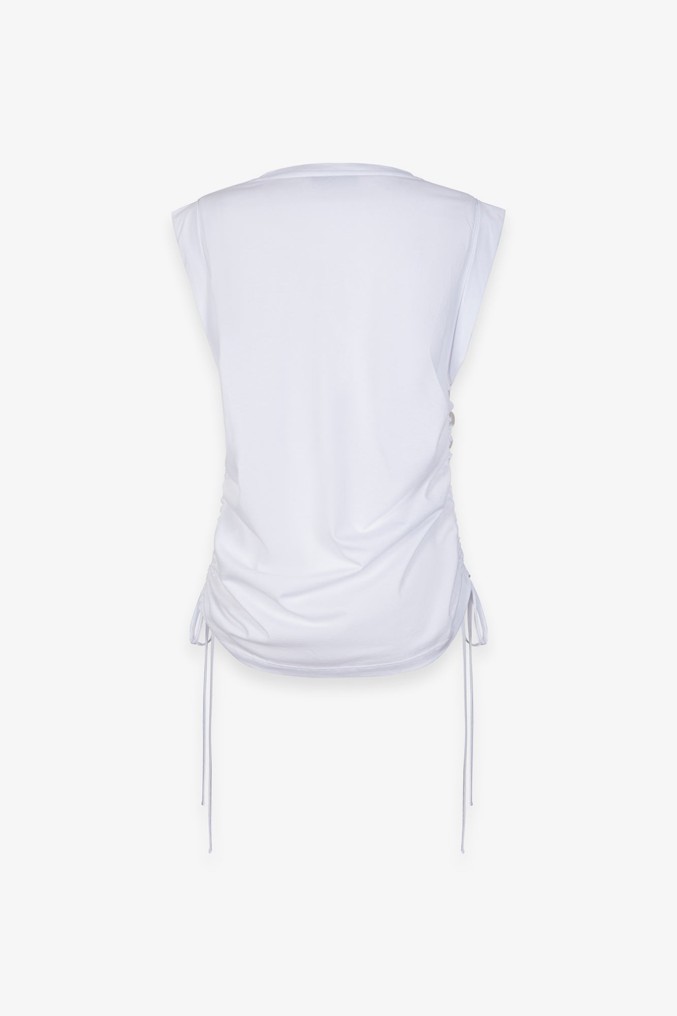 GAELLE PARIS T-Shirt Donna Coulisse Logo Strass-Bianco