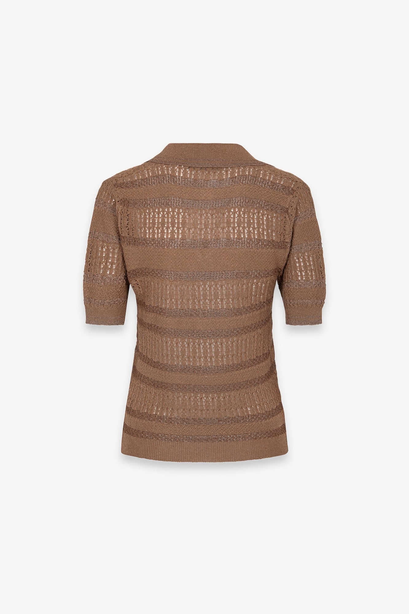 GAELLE PARIS Polo Donna Maglia Punto Moss-Moka