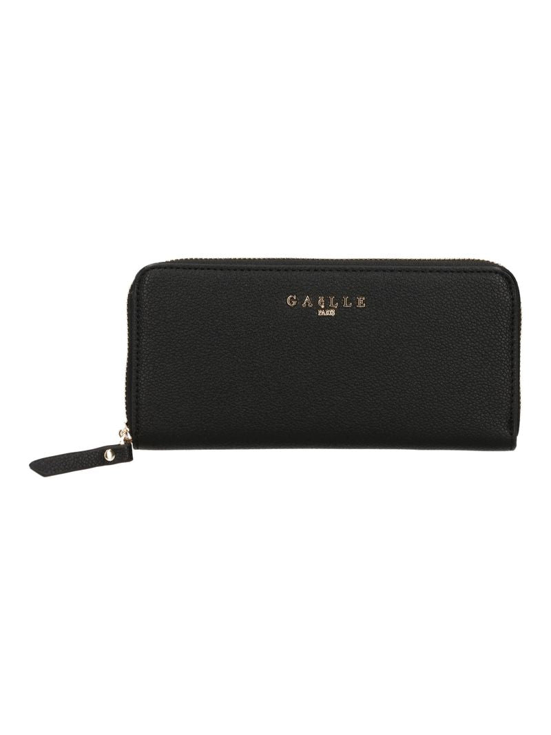 GAELLE PARIS Portafoglio Zip Around Essential-Nero