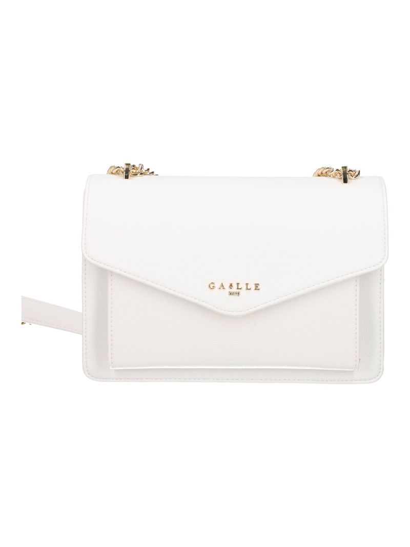 GAELLE PARIS Borsa Regular Shoulder Strap Essential-Bianco