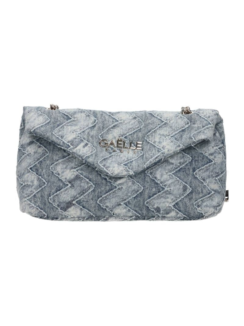 GAELLE PARIS Borsa Regular Shoulder Strap Denim-Blu