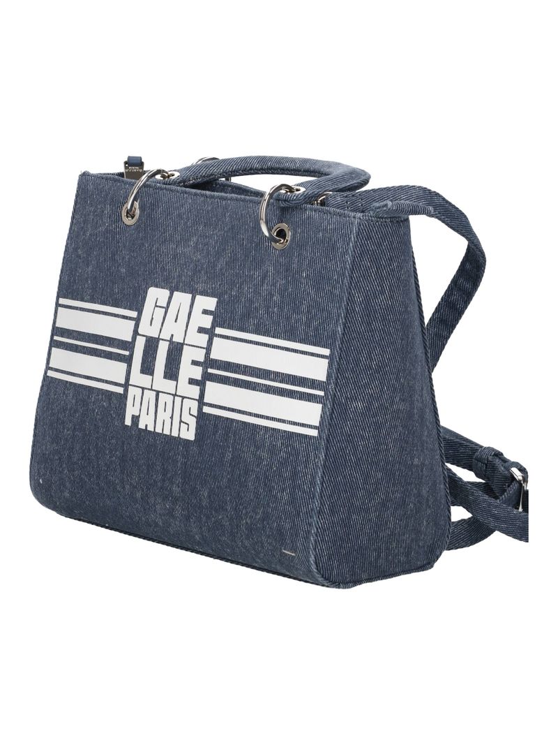 GAELLE PARIS Borsa MINI TOTE Denim-Blu
